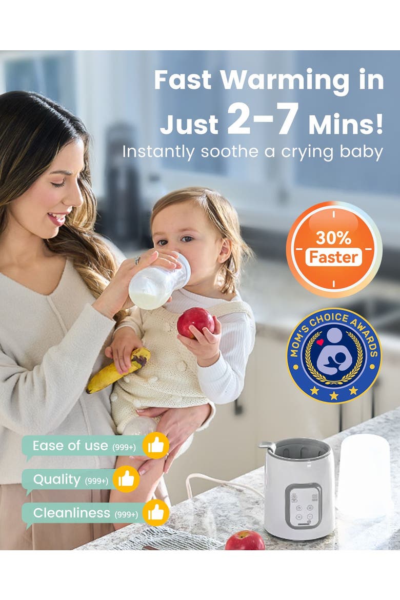 Baby Bottle Warmer, Alternate, color, Grey