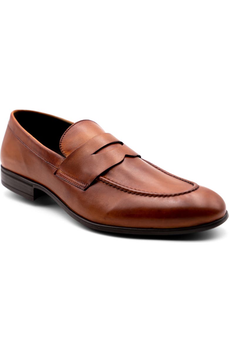 G Brown Cannon Loafer, Main, color, Tan Leather