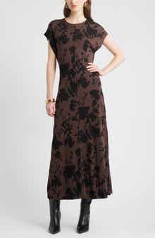 Dolman Sleeve Maxi Dress
