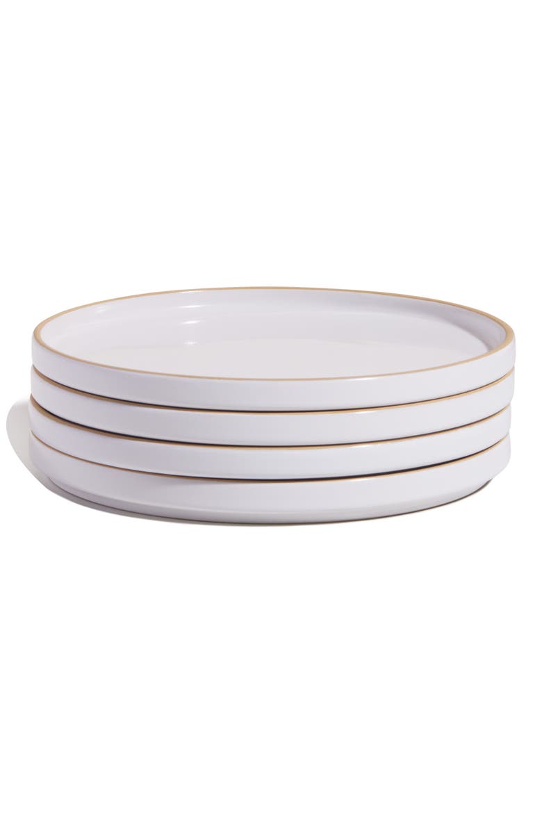 Set of 4 Salad Plates, Alternate, color, STEAM