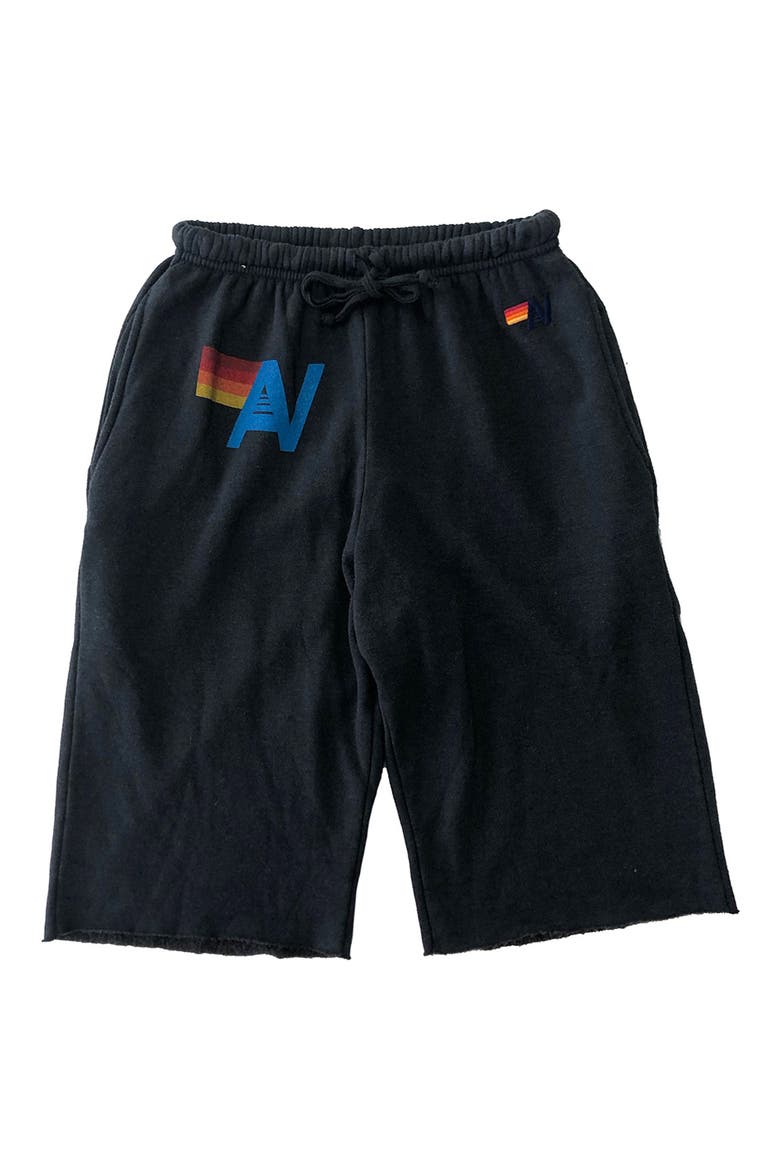 Cotton Blend Sweat Shorts, Main, color, CHARCOAL