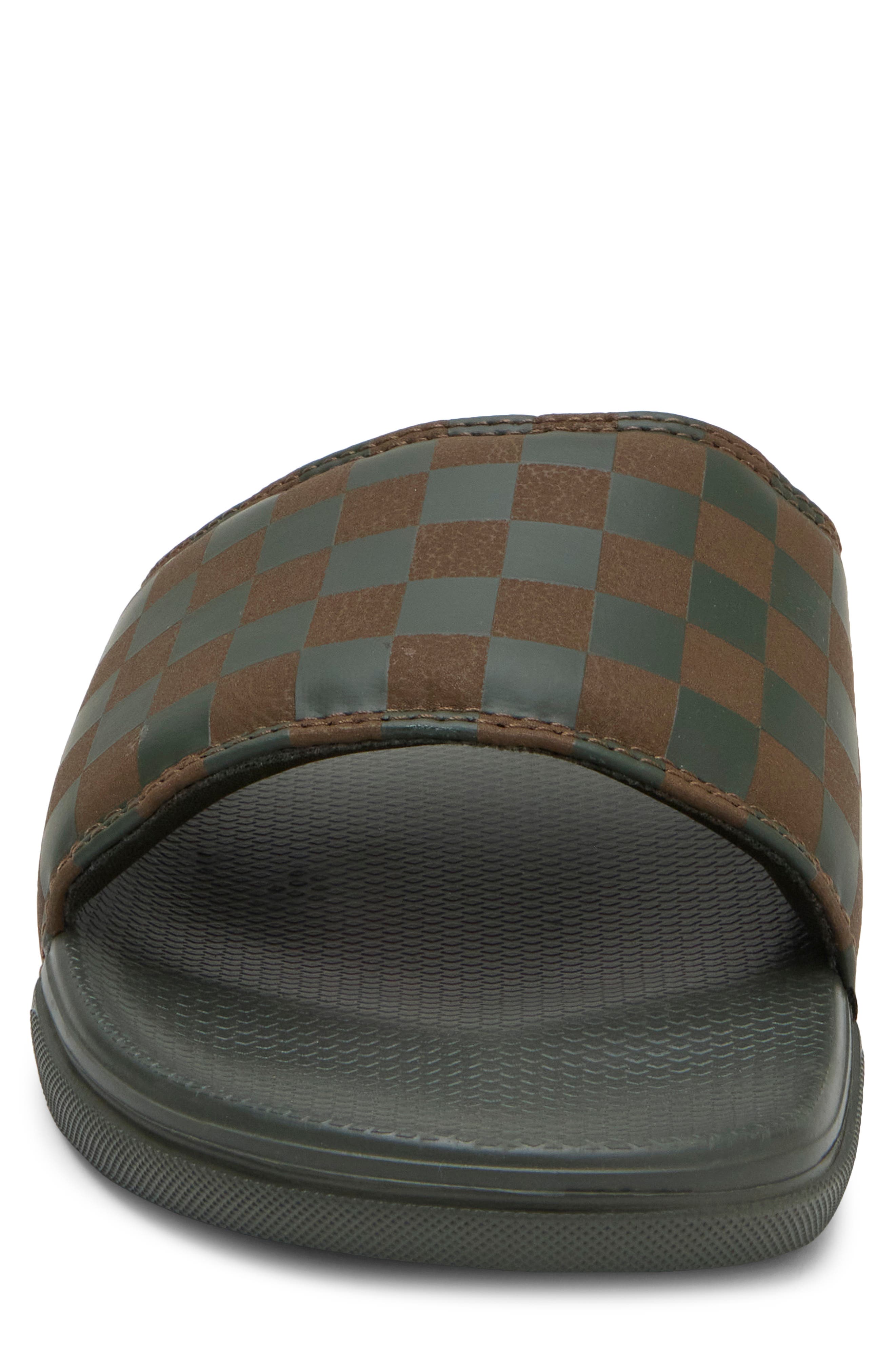 La Costa Slide Sandal, Alternate, color, OBSIDIAN FERN