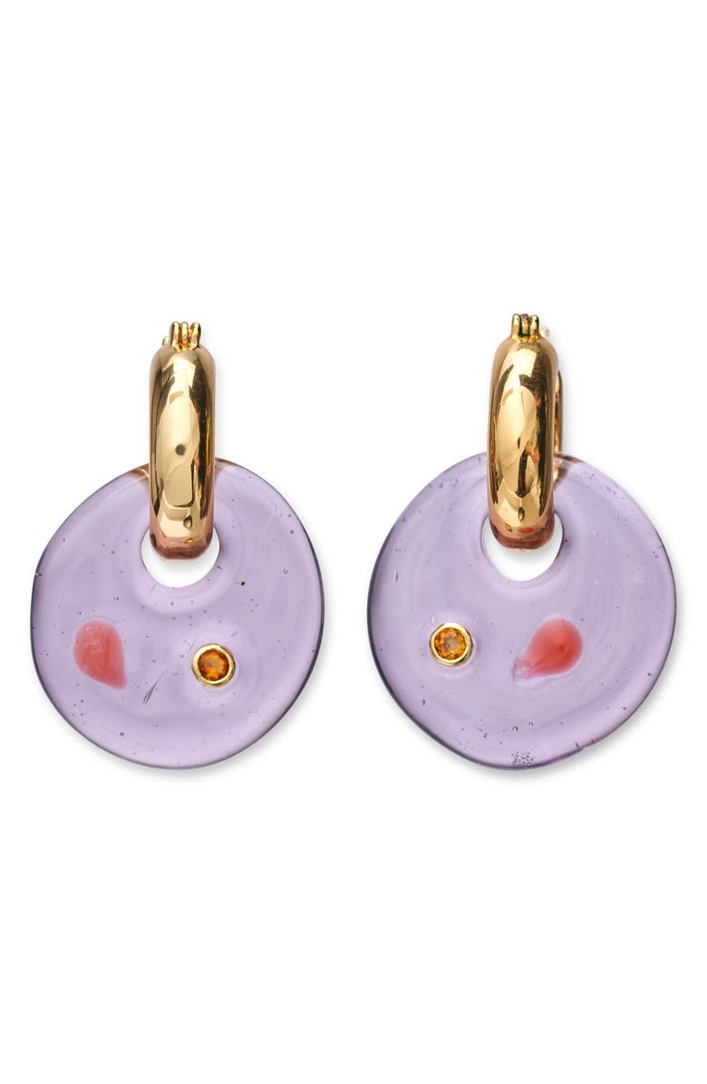 Lizzie Fortunato Etel Drop Huggie Hoop Earrings, Main, color, 