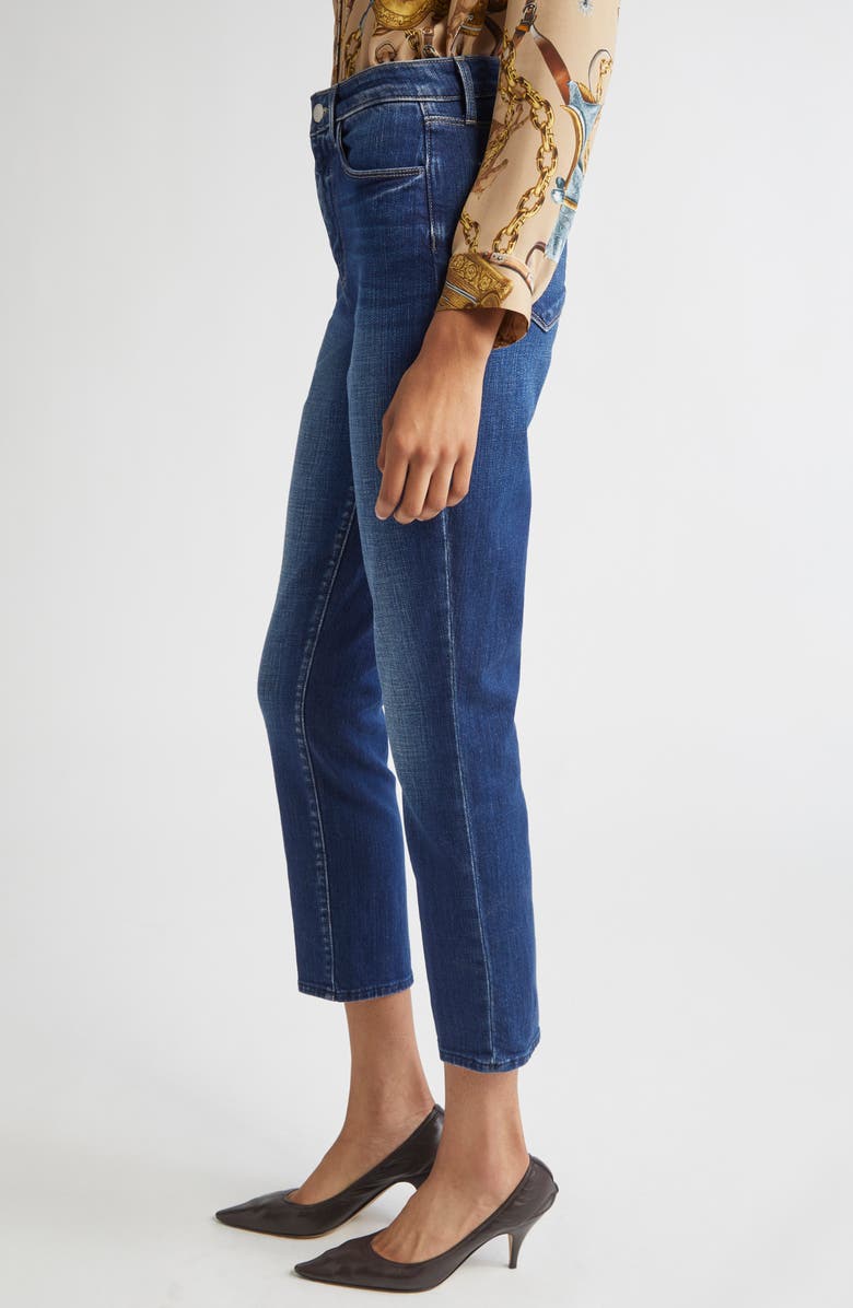 L'AGENCE Celestia Slim Fit Crop Jeans, Alternate, color,