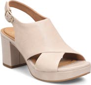 Söfft Liv Slingback Platform Sandal