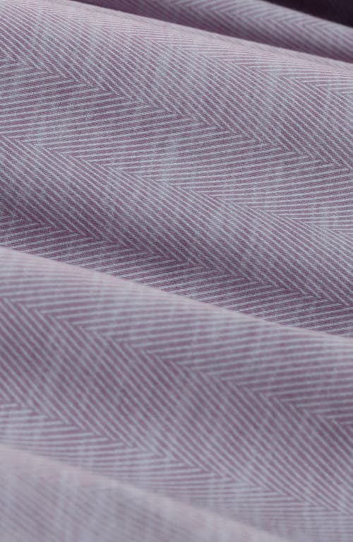Bugatchi James Ooohcotton® Herringbone Button-up Shirt In Pink