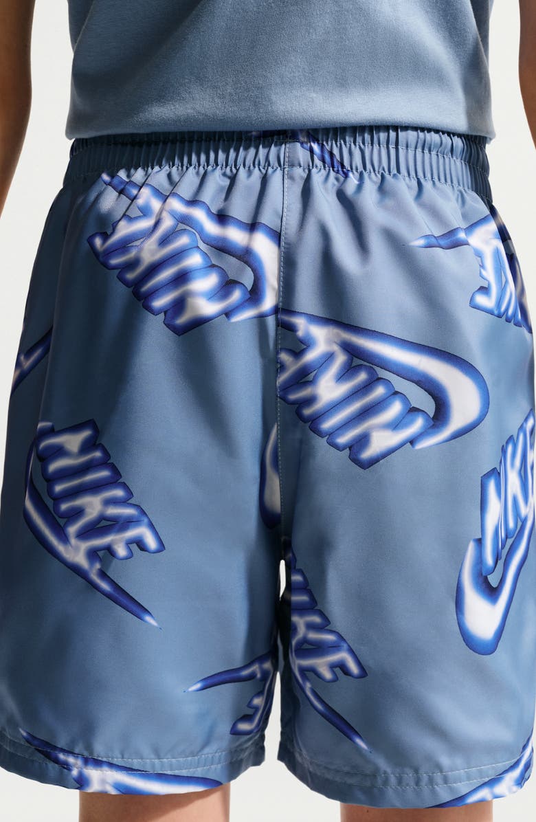 Nike Kids' Sportswear Club Woven Drawstring Shorts, Alternate, color, 486 Work Blue/Star Blue