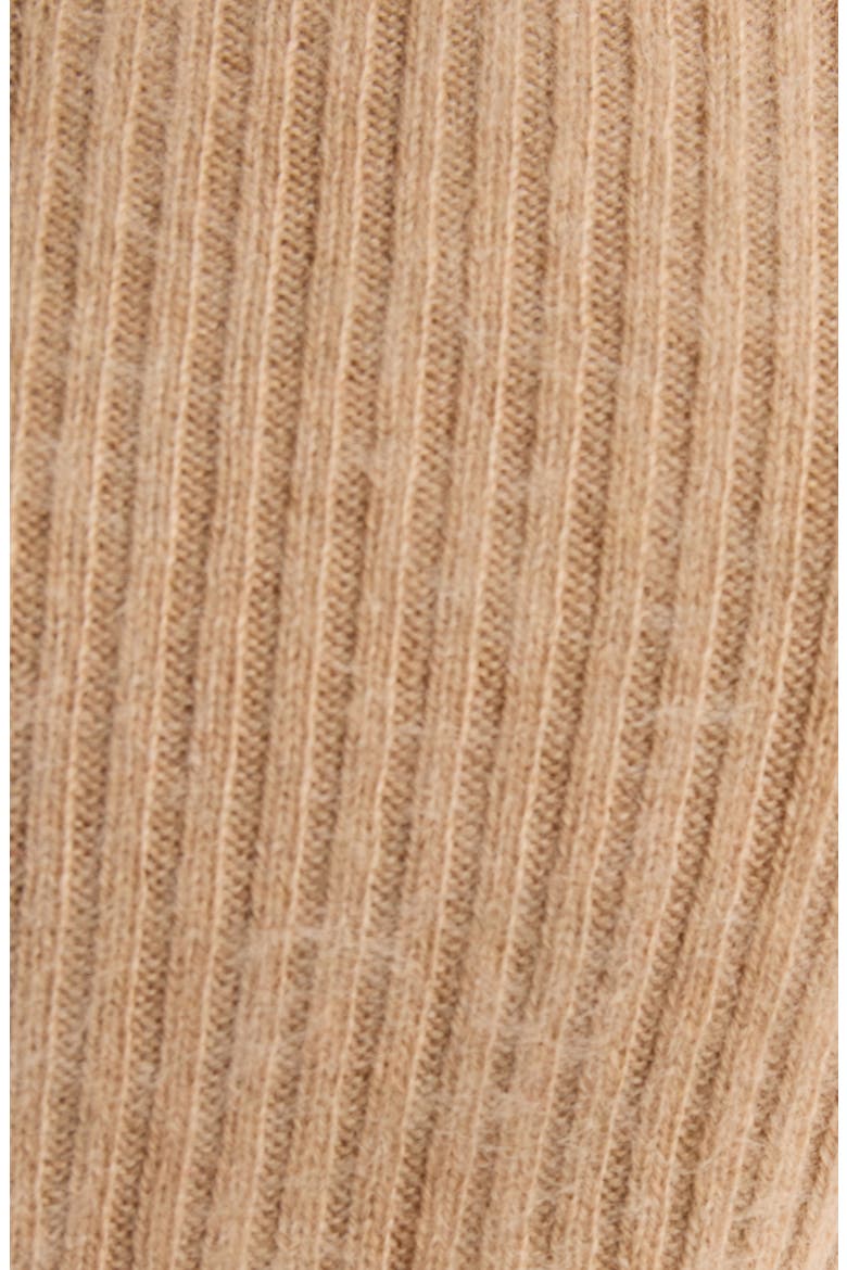 Klango Zip Cashmere Cardigan, Alternate, color, LIGHT BROWN