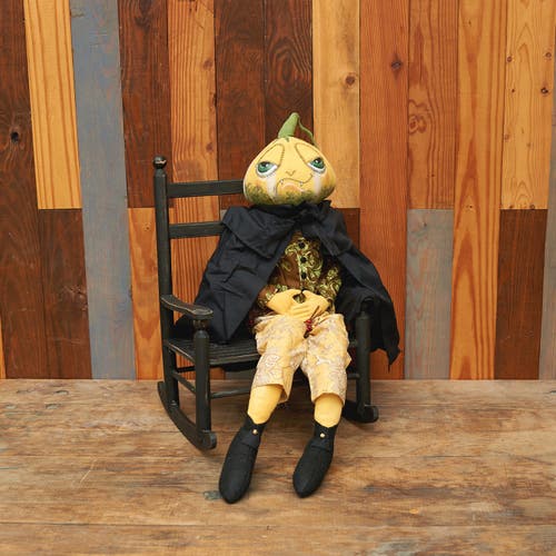 Gallerie Ii Efren Pumpkin Head Joe Spencer Gathered Traditions Halloween Art Doll Figure In Multi