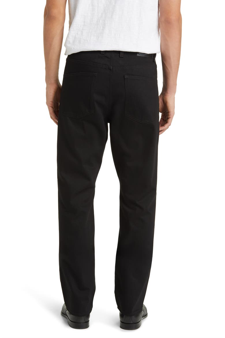 55 Relaxed Straight Leg Organic Cotton Jeans, Alternate, color, BLACK