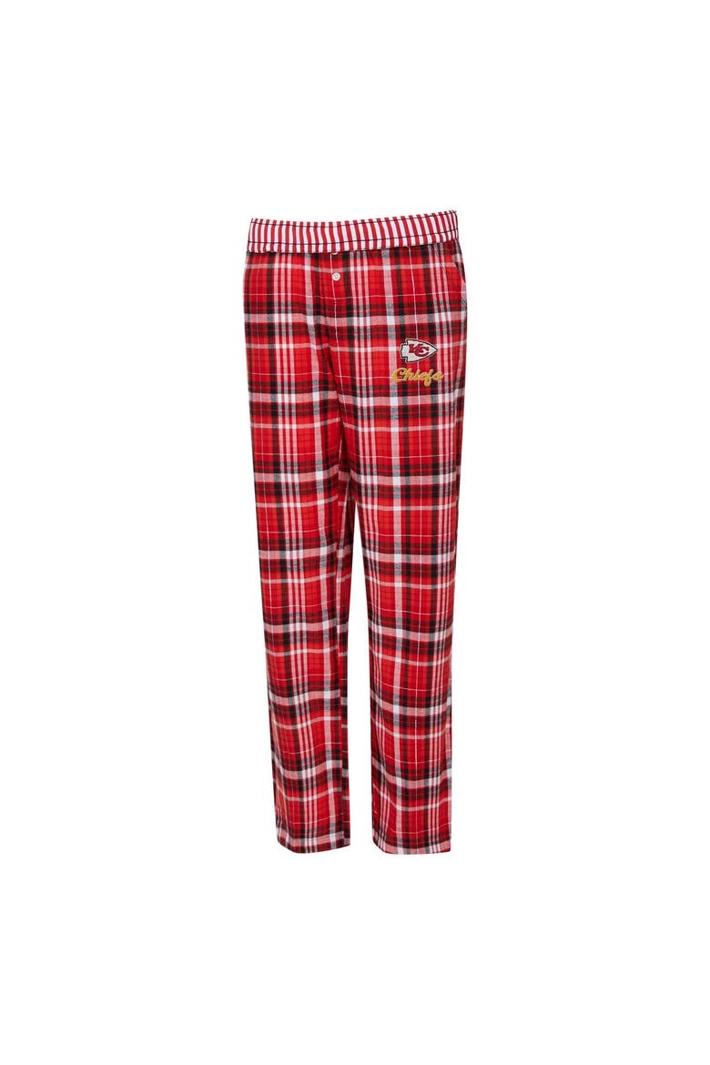 Women's Concepts Sport  Red Kansas City Chiefs Laney Plaid Tri-Blend Pants, Alternate, color, Red