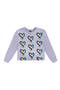 selected Heather Grey Rainbow Heart