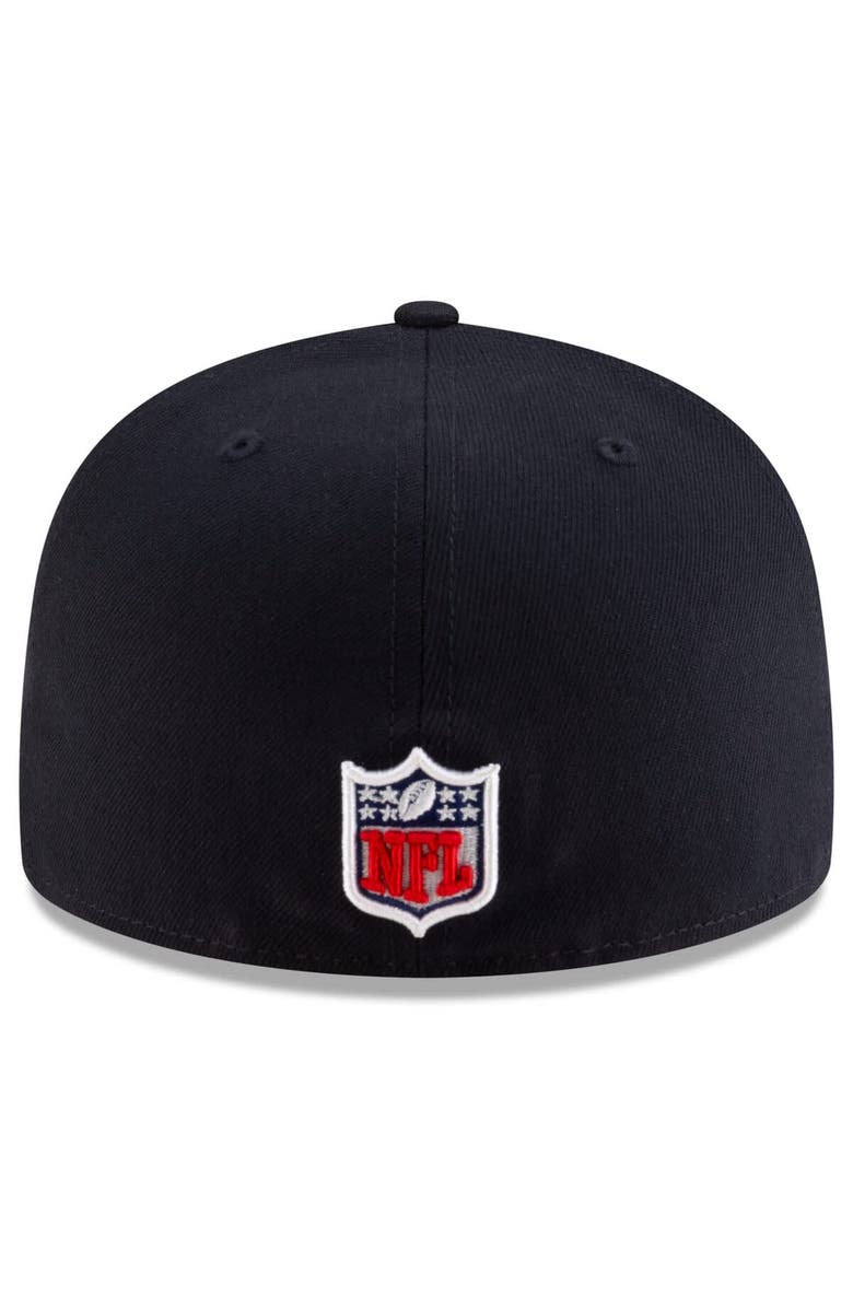 New Era Men's New Era Pitch Blue Miami Dolphins 2025 Rivalries Collection Sideline Rope 59FIFTY Fitted Hat, Alternate, color, Navy