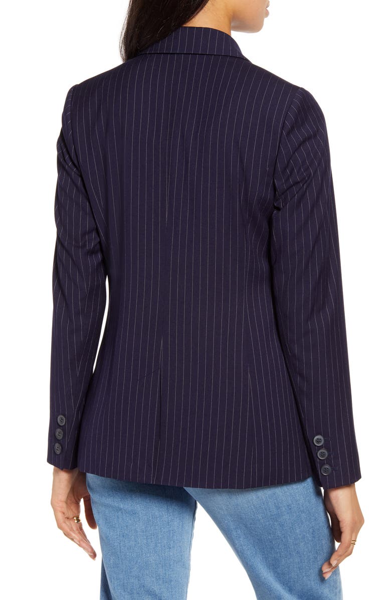 Halogen<sup>®</sup> Pinstripe Blazer, Alternate, color, 