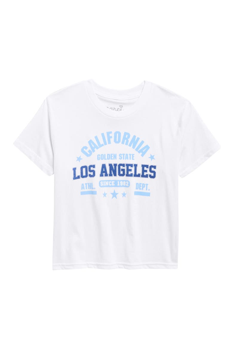 Kids' Graphic T-Shirt, Main, color, WHITE