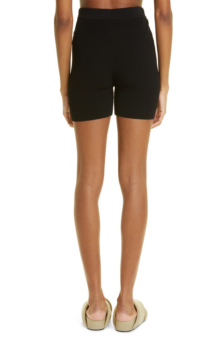 Jacquemus Ribbed Bike Shorts, Alternate, color, 