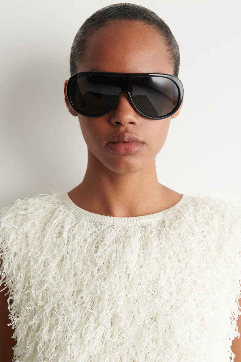 Fringed Knitted Top, Alternate, color, WHITE