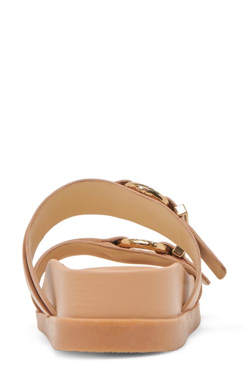 Dolce Vita Soya Platform Sandal In Light Tan Leather