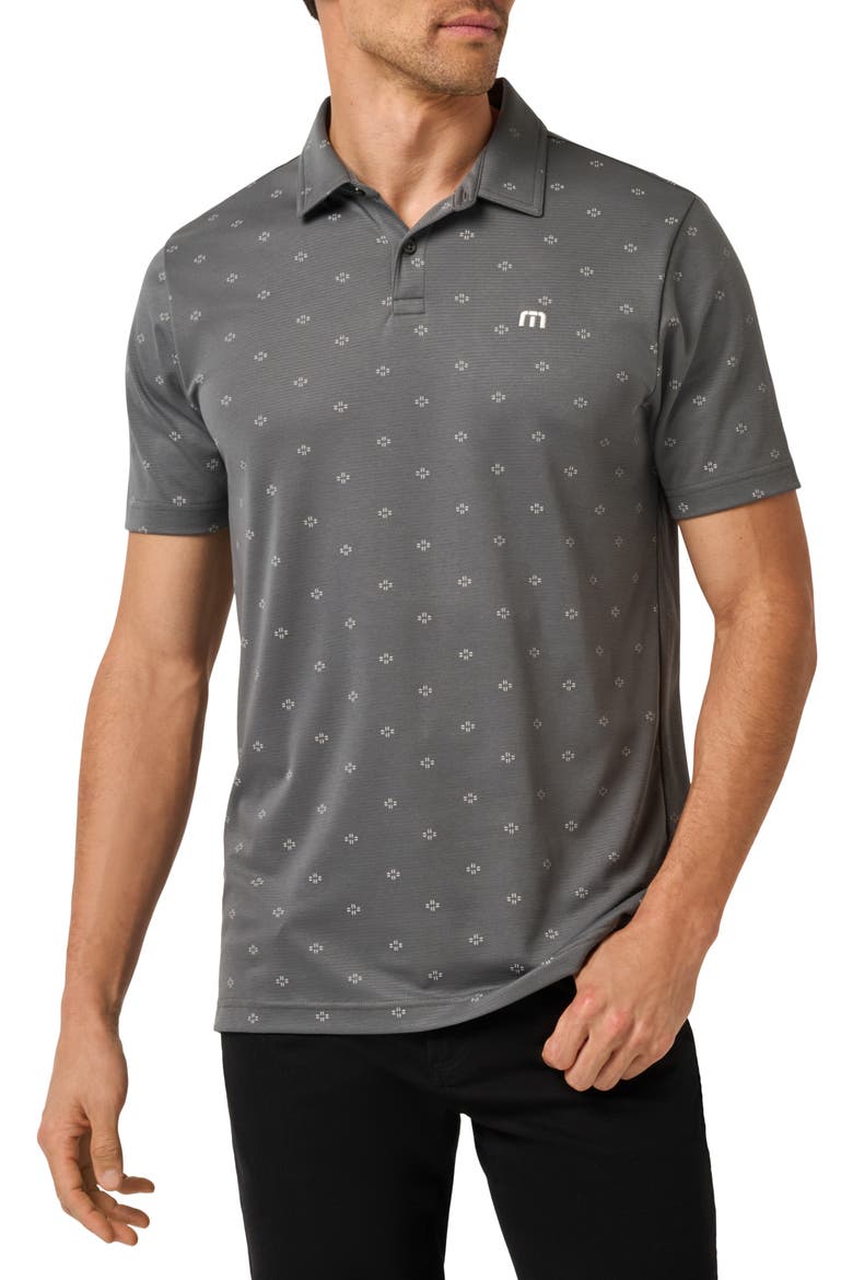 Final State Geo Pattern Polo, Main, color, DARK OLIVE