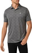 TravisMathew Final State Geo Pattern Polo