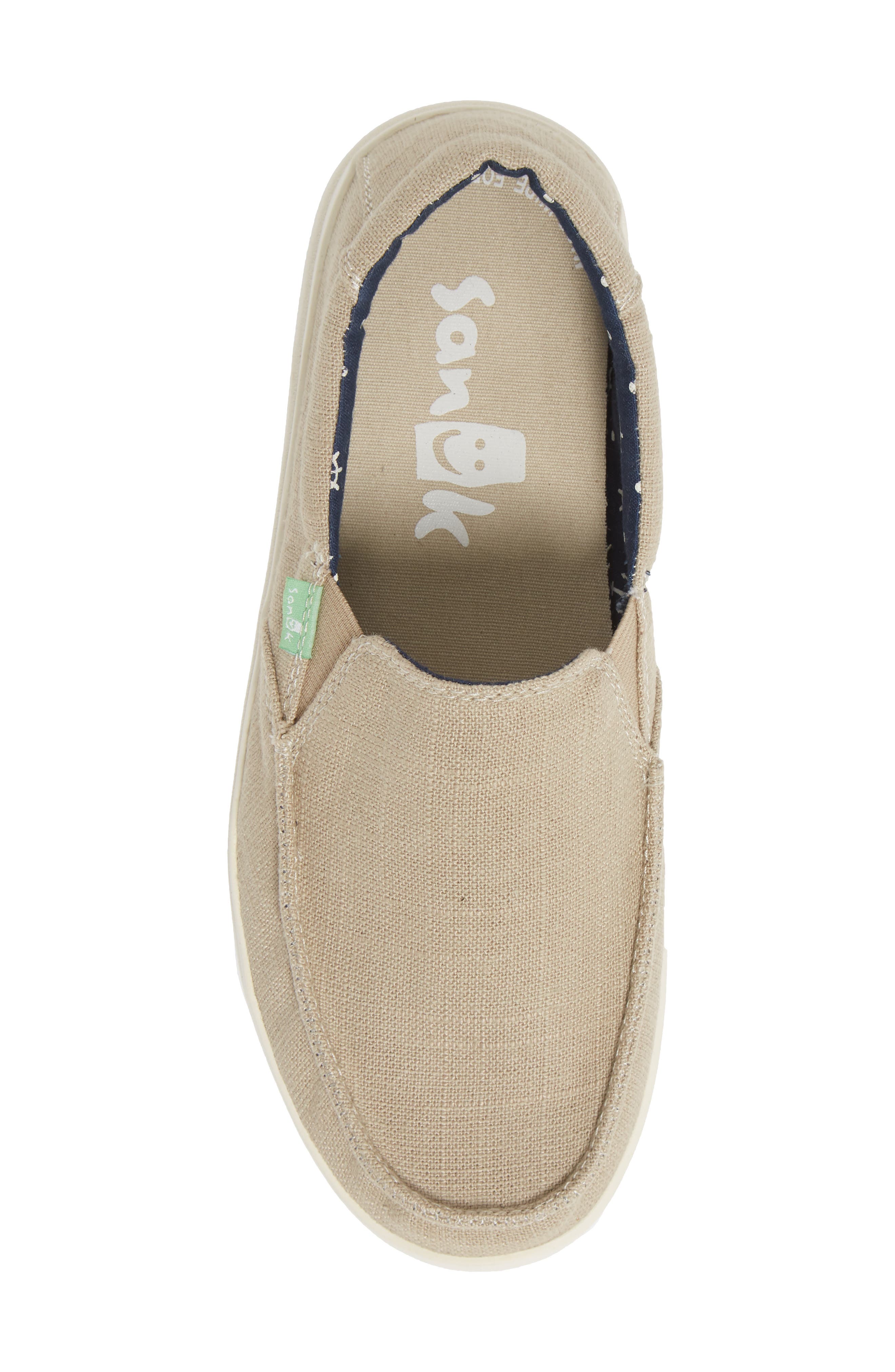 Sideline Slip-On Sneaker, Alternate, color, NATURAL