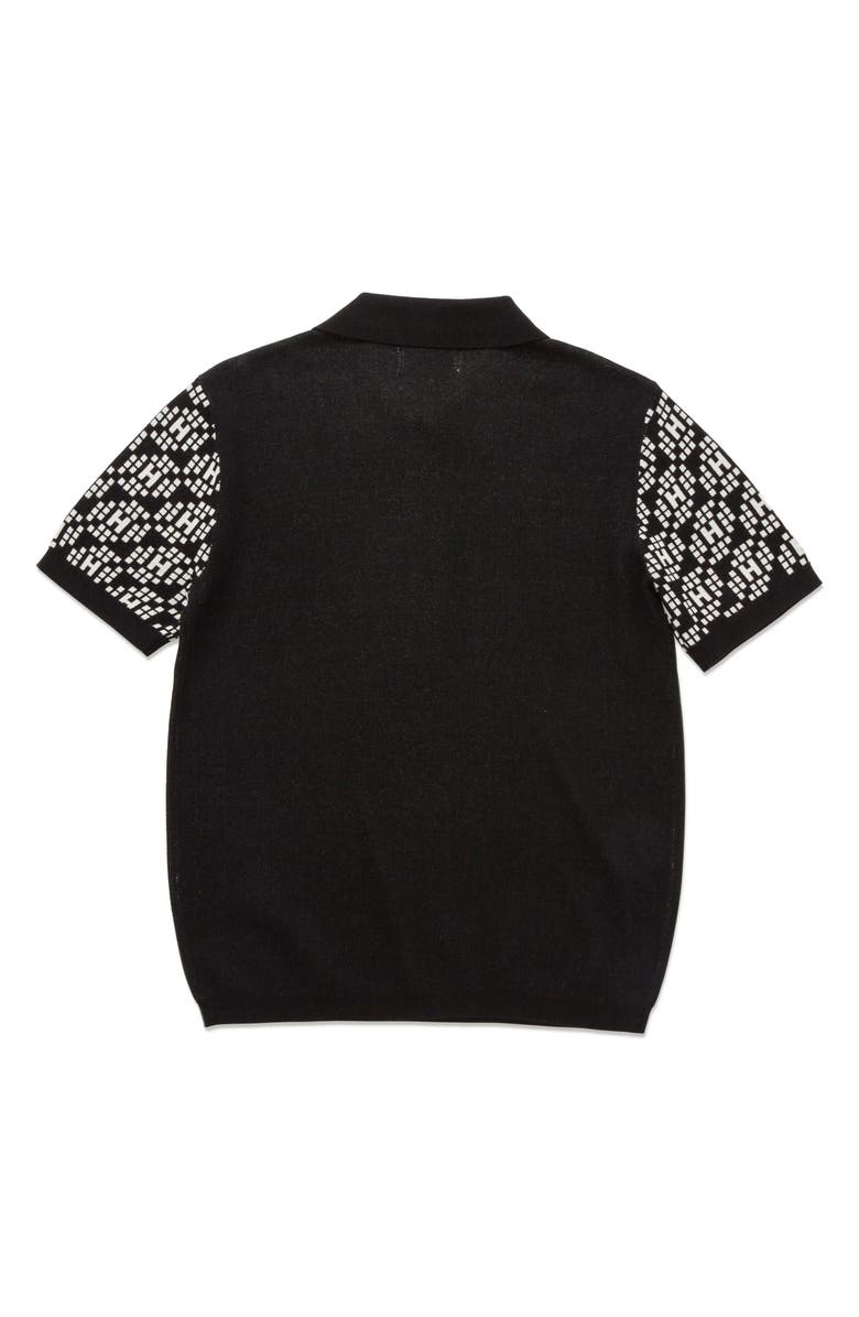 HONOR THE GIFT Jacquard Knit Pattern Polo Sweater, Alternate, color, 