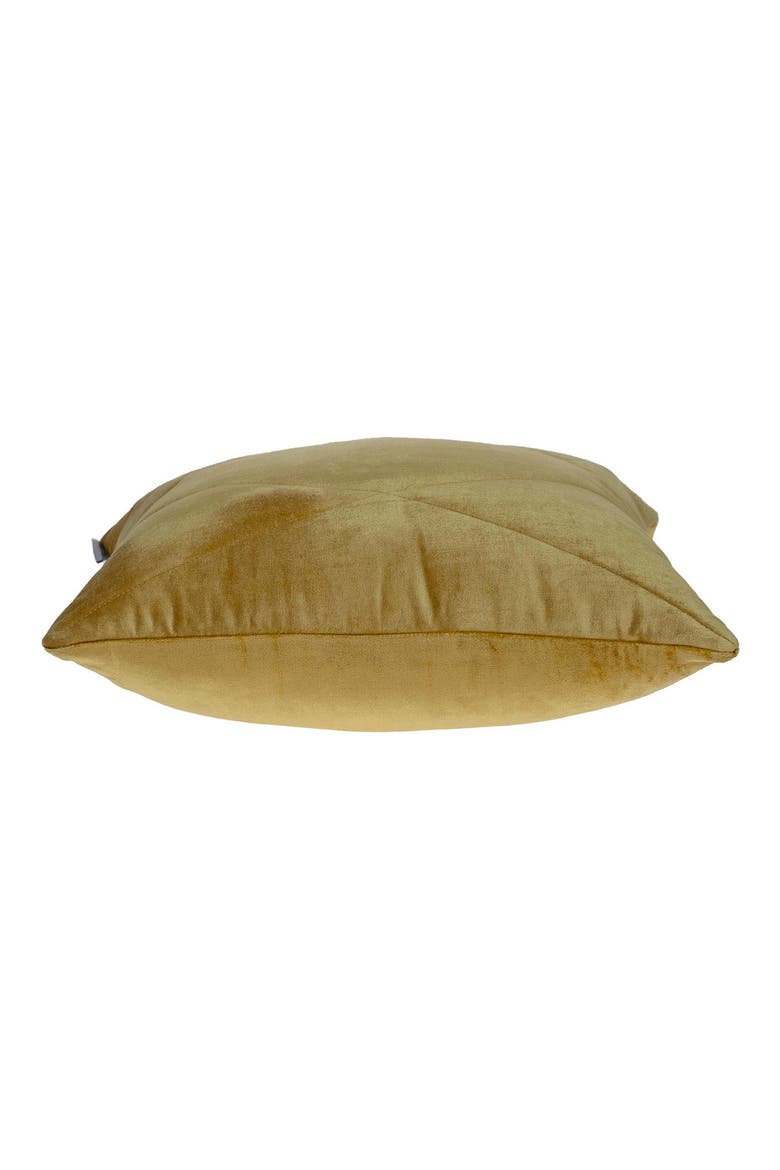 Koko Transitional Yellow Throw Pillow, Alternate, color, YELLOW