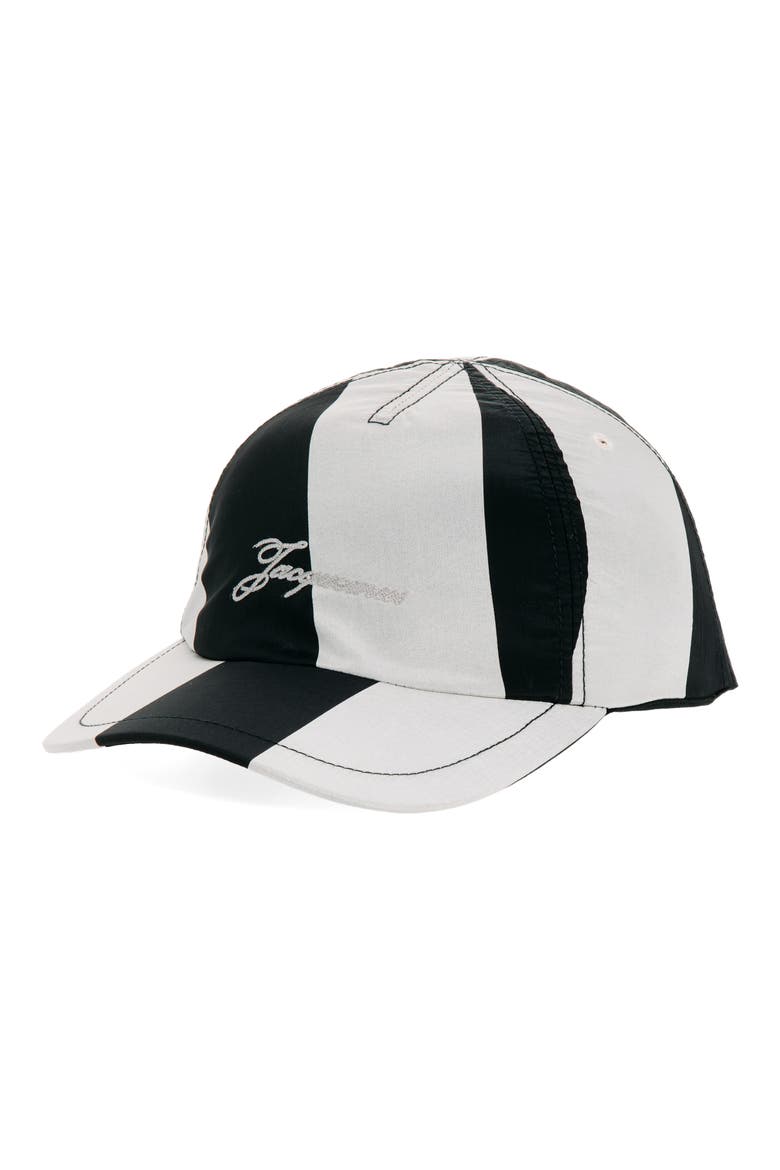 La Casquette Baluchon Baseball Cap, Main, color, PRINT STRIPES OFF-WHITE /