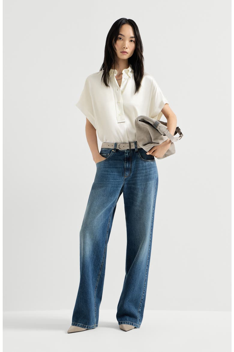 Contemporary Loose trousers, Alternate, color, Denim