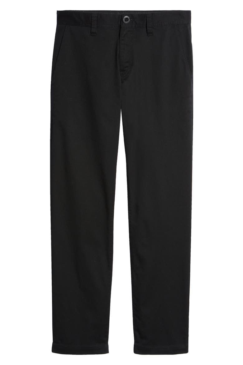 Frickin' Modern Fit Stretch Chino Pants, Alternate, color, BLACK