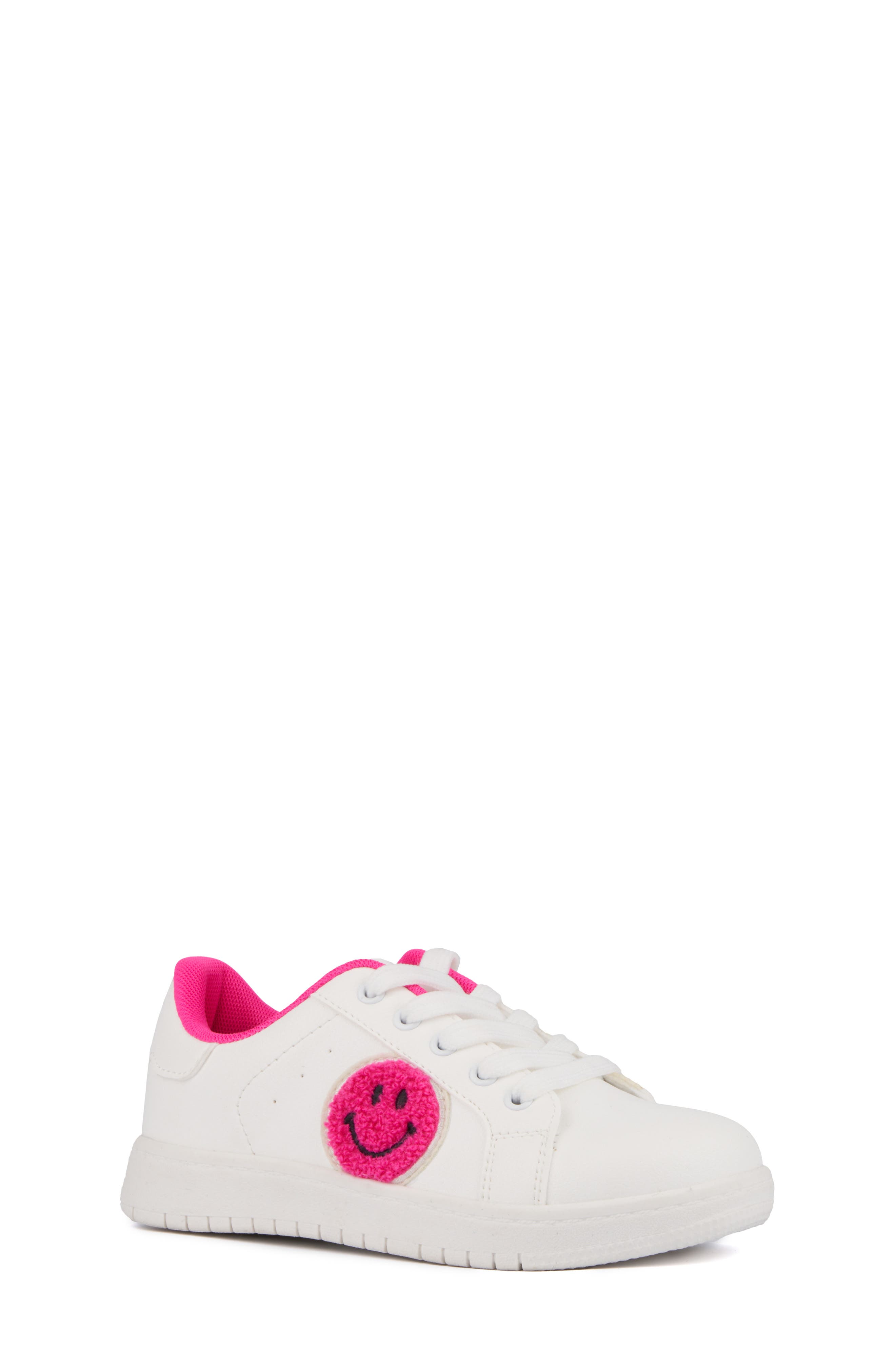 OLIVIA MILLER Kids' Smiley Face Sneaker, Main, color, 