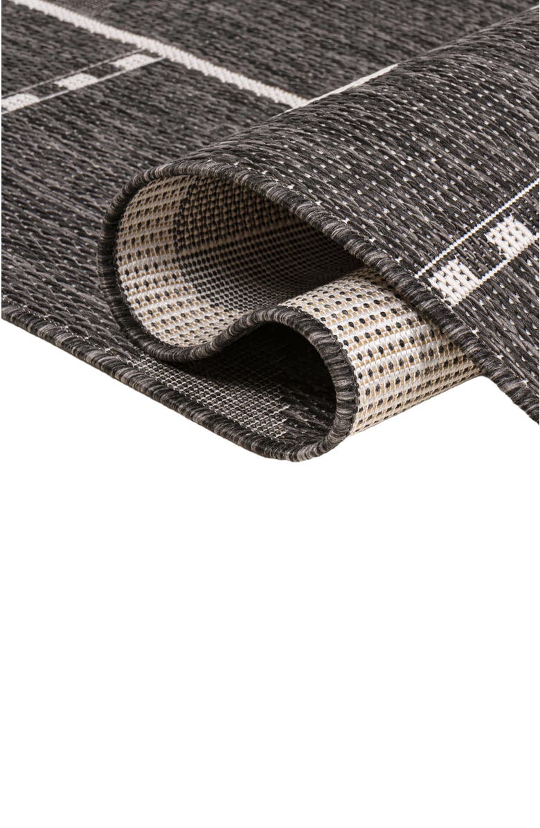 JONATHAN Y Soren Modern Geometri Indoor/Outdoor Area Rug, Alternate, color, Black/Cream