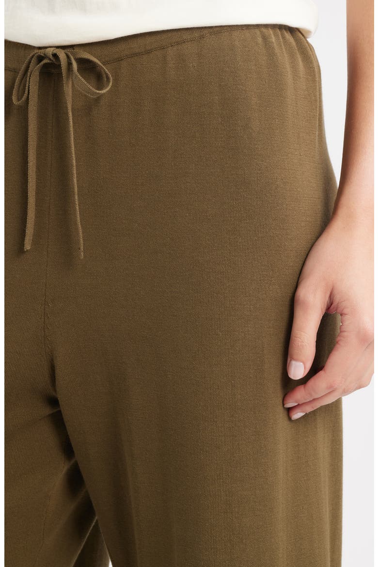 The Rec Wide Leg Sweater Pants, Alternate, color, ARMY