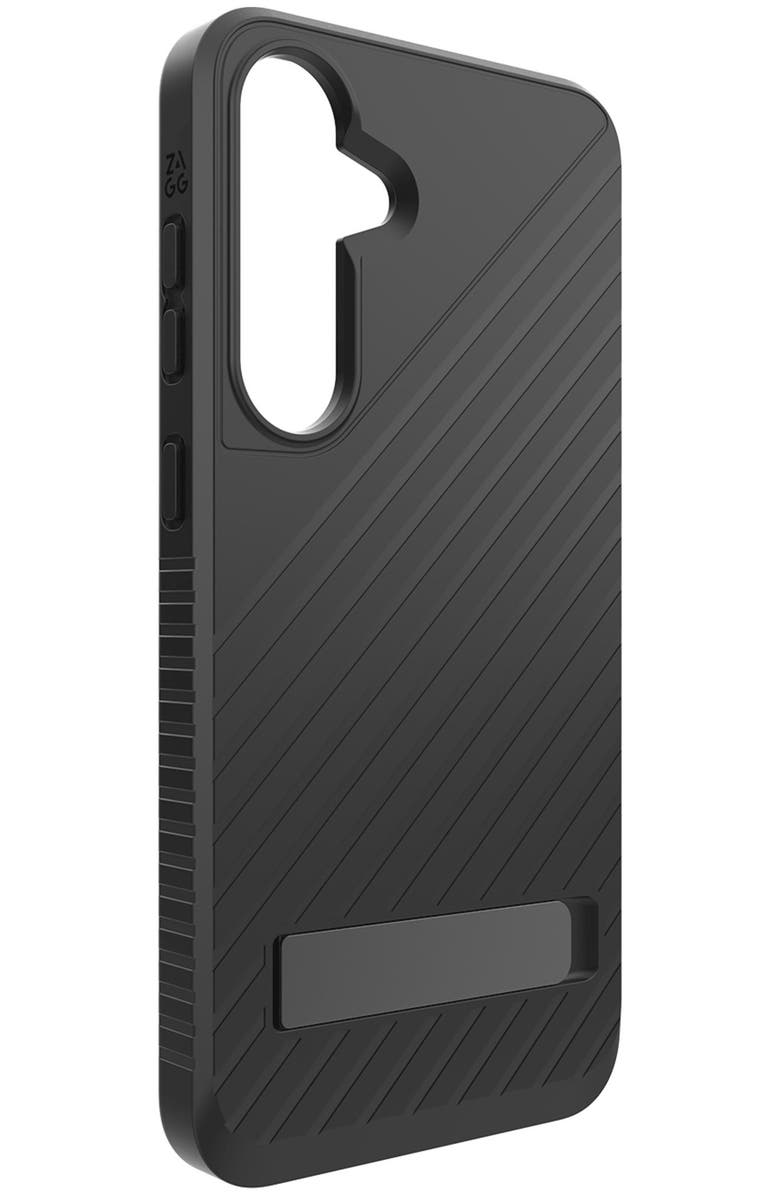 ZAGG Denali Case with Kick Stand for Samsung Galaxy S25 Plus, Alternate, color, Black