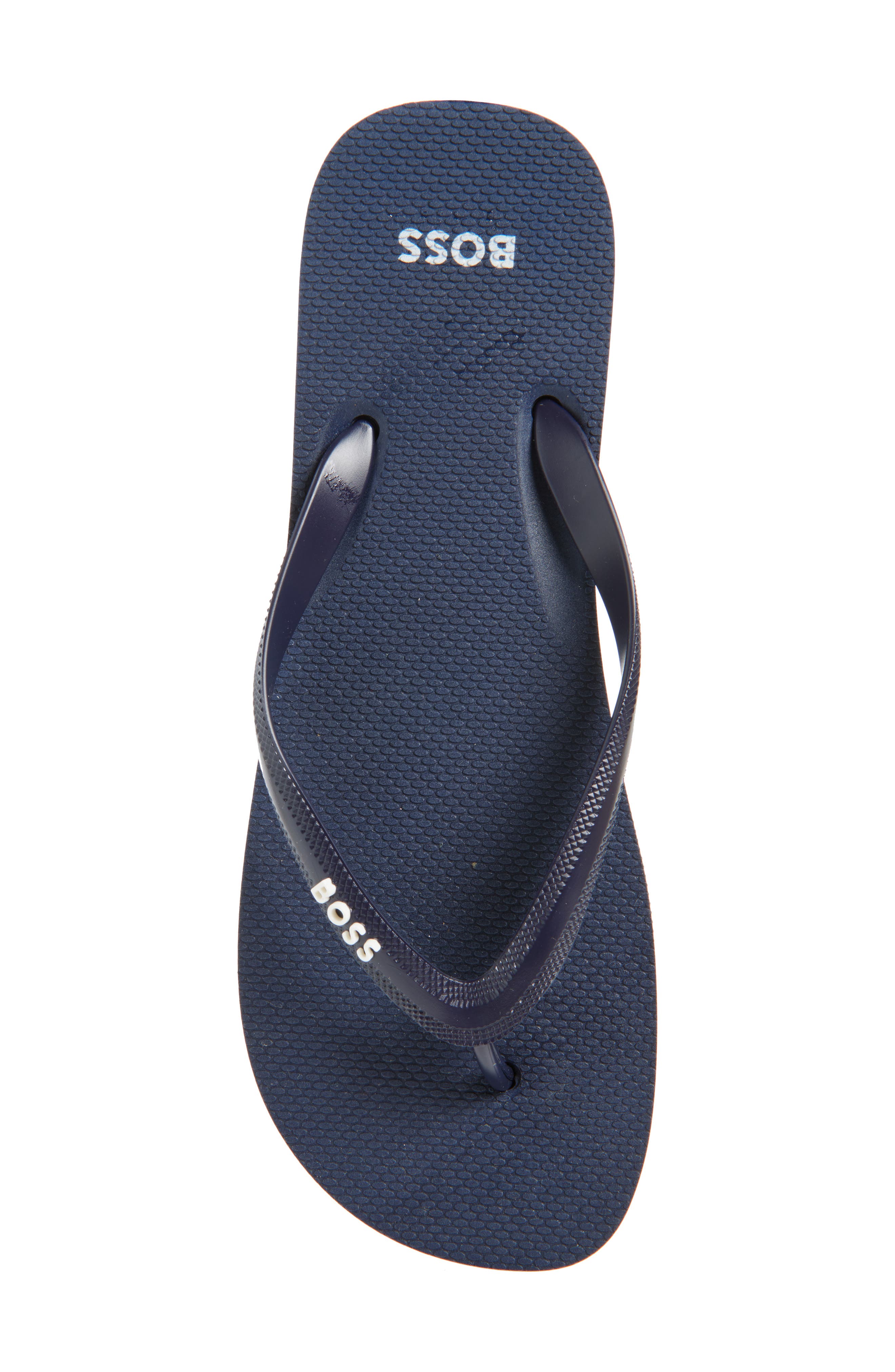 BOSS Tracy Thong Sandal, Alternate, color, Dark Blue