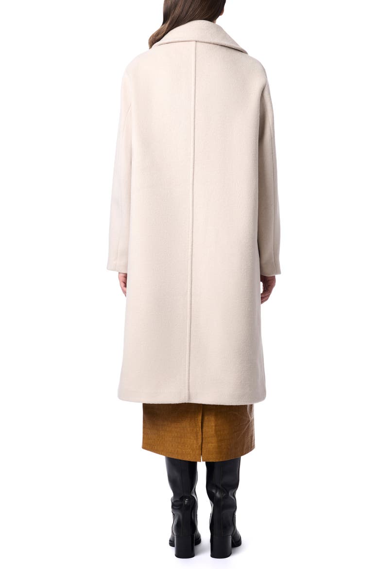 Relaxed Double Breasted Coat, Alternate, color, PUTTY