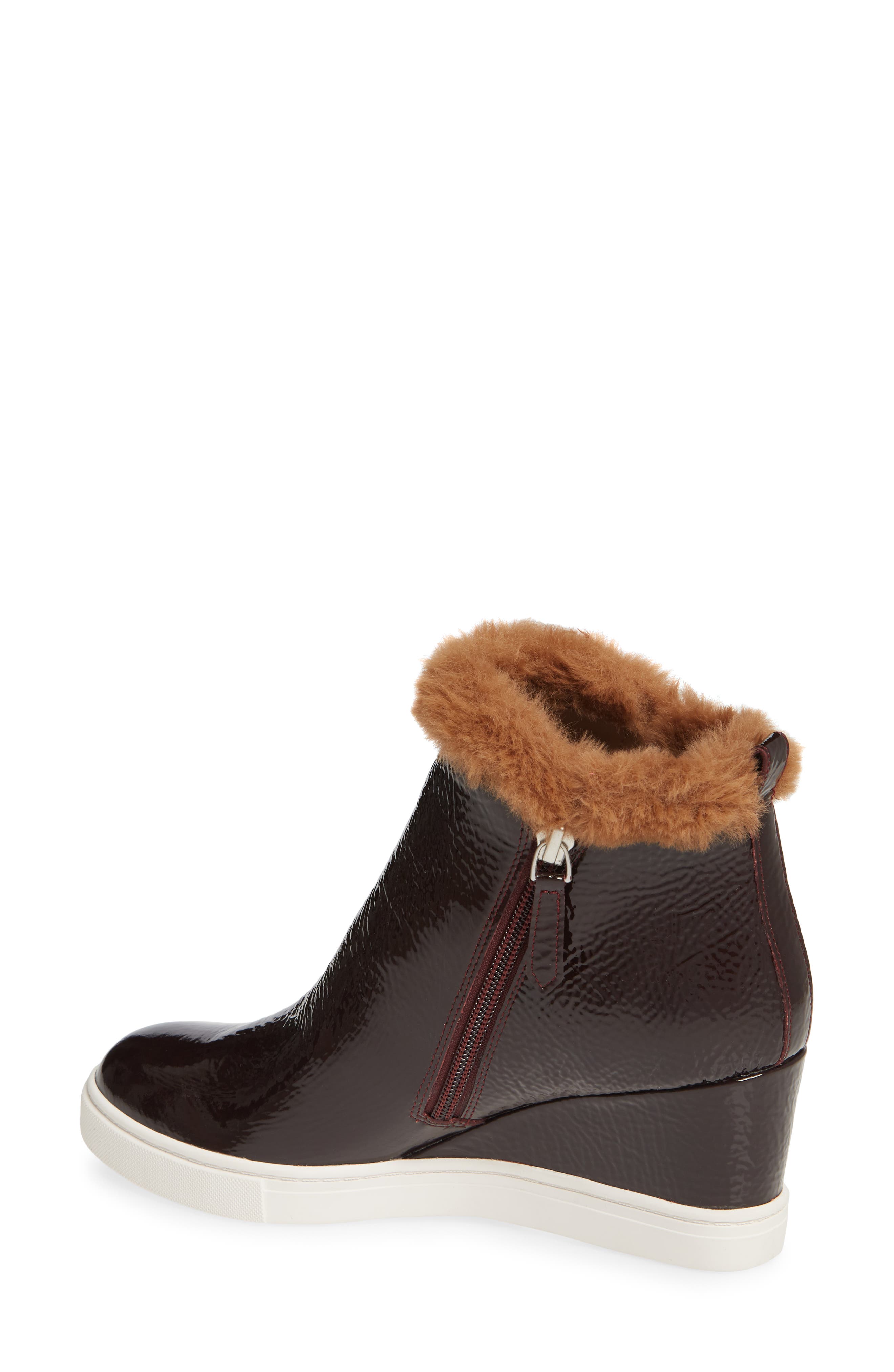 Linea Paolo Foxie Bootie, Alternate, color, Bur/Cf