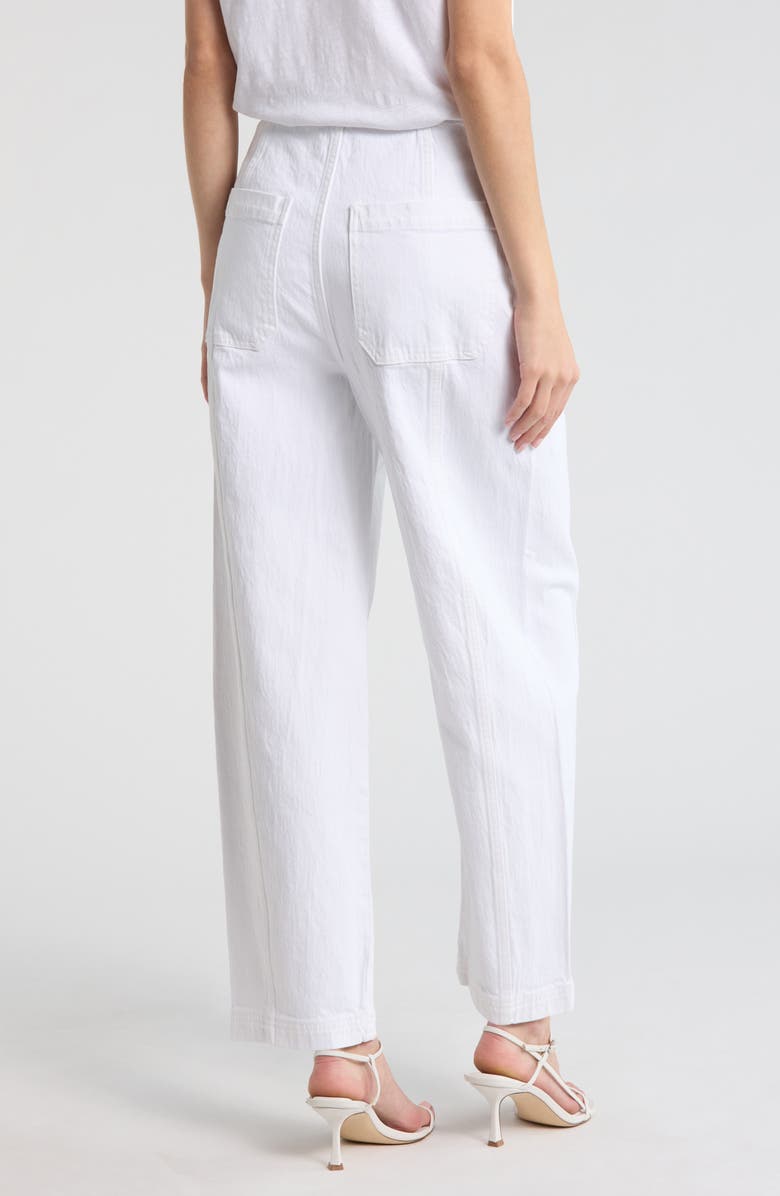 Pistola Blair High Waist Ankle Straight Leg Jeans, Alternate, color, Vivid White