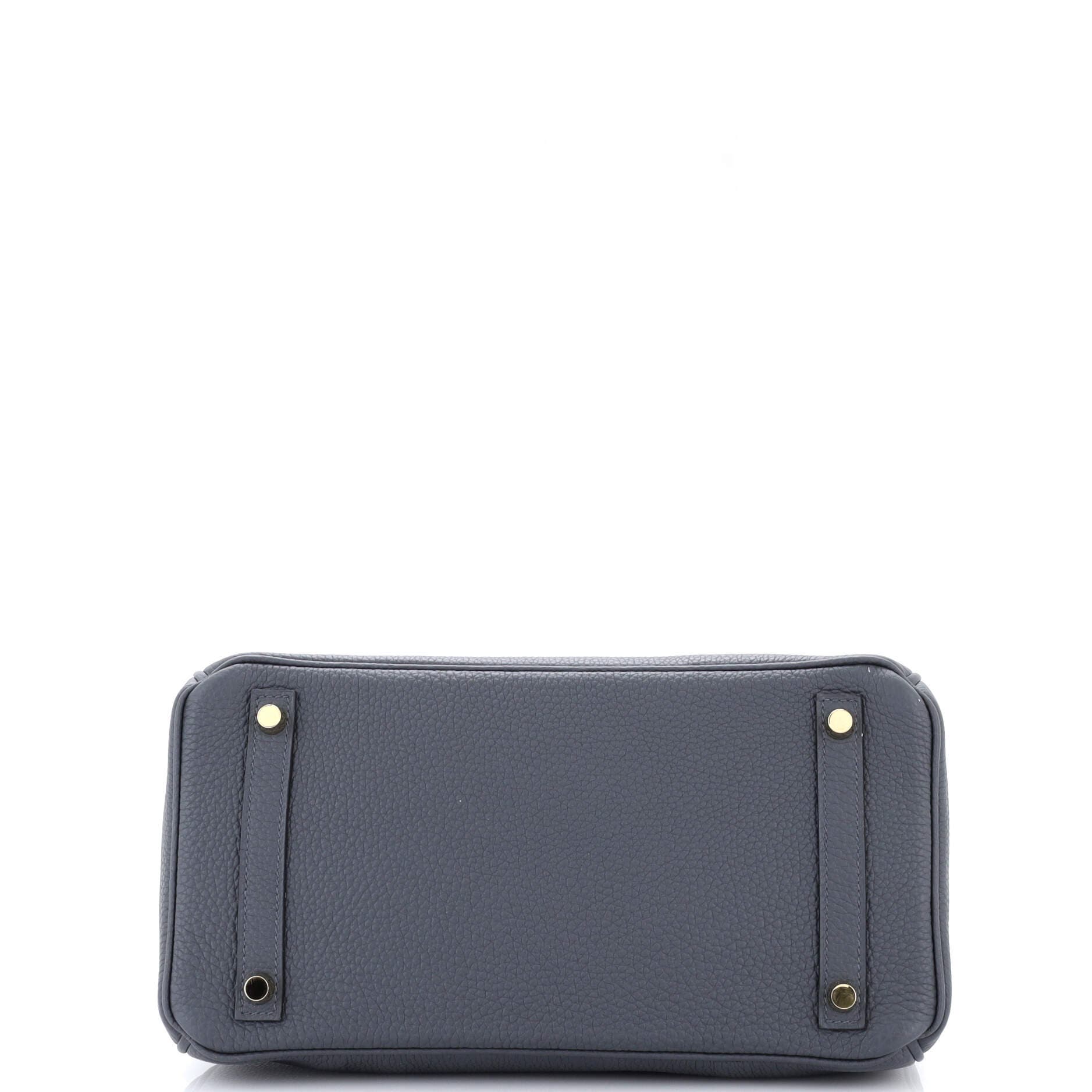 Pre-Owned Hermes Birkin Handbag Grey Togo with Permabrass Hardware 30, Alternate, color, Gris Misty