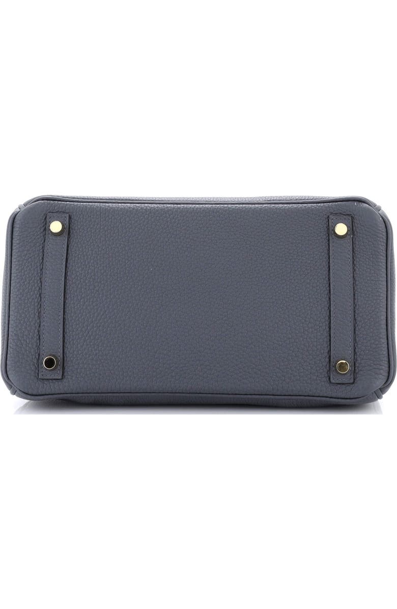 Pre-Owned Hermes Birkin Handbag Grey Togo with Permabrass Hardware 30, Alternate, color, Gris Misty