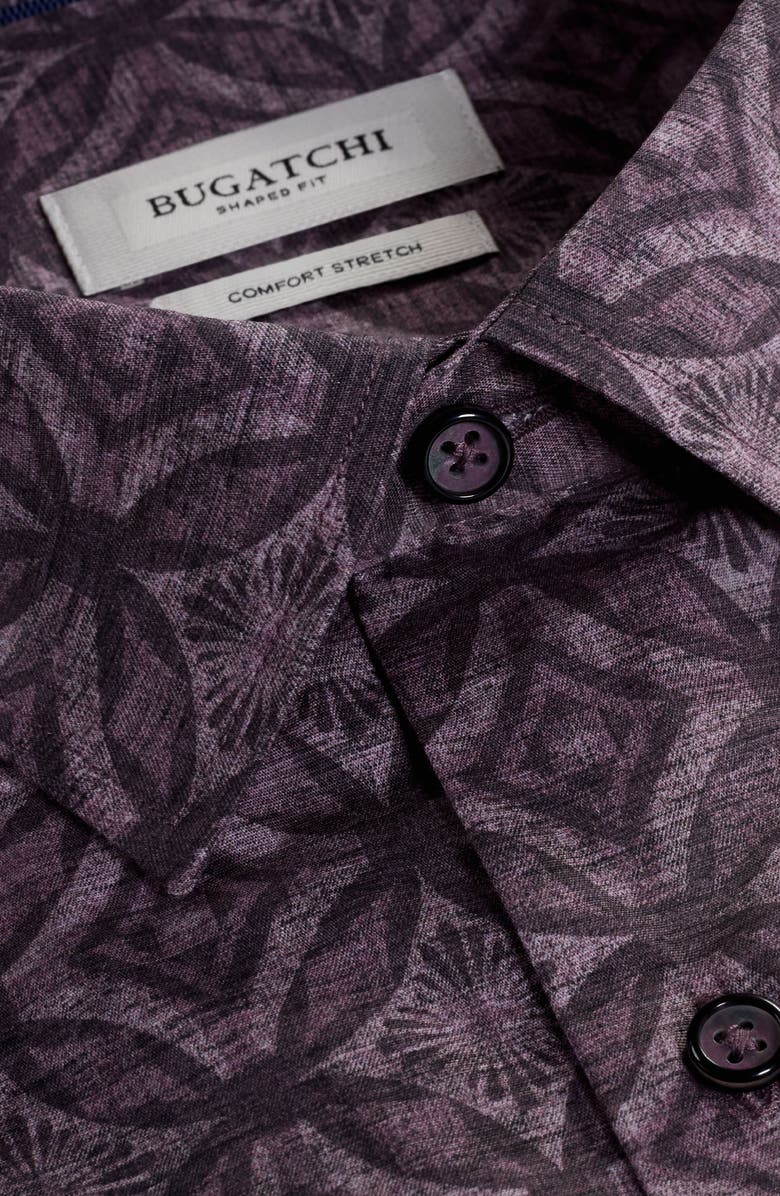 Bugatchi Julian Button-Up Shirt, Alternate, color, Wood Rose