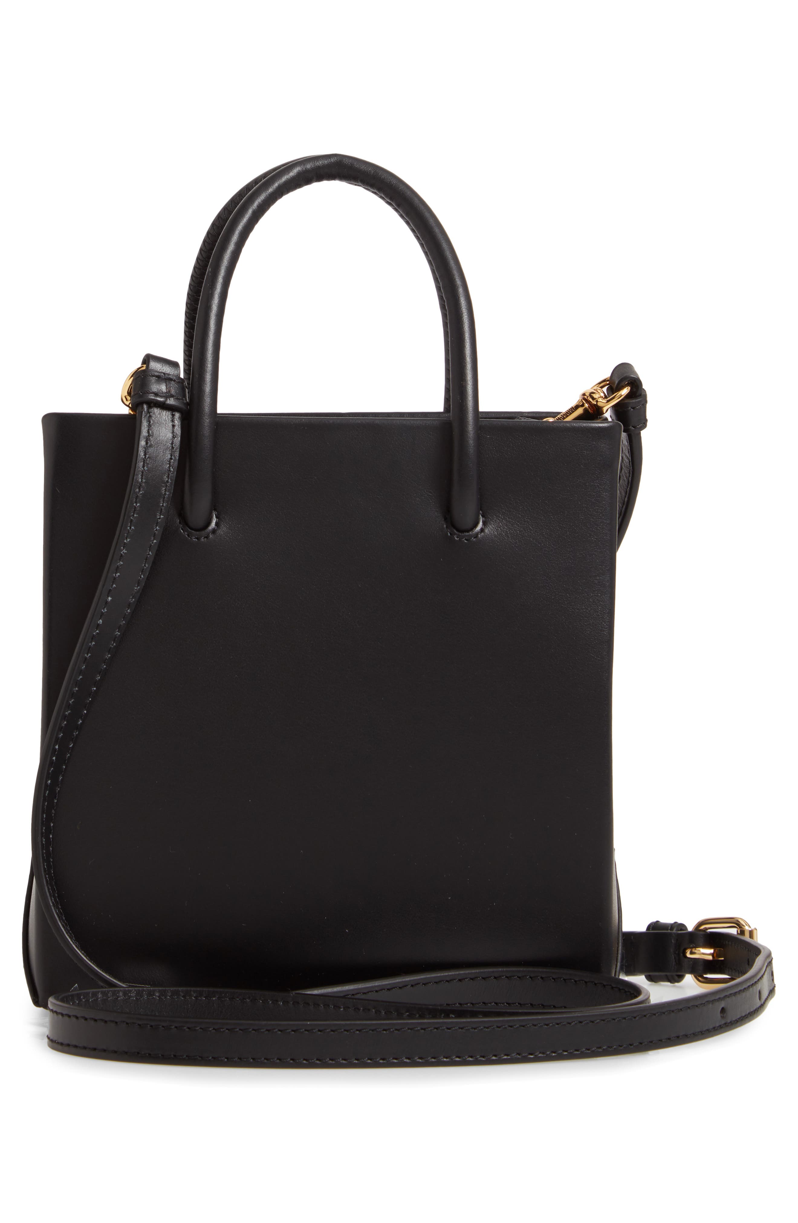 Moschino Mini Logo Shopper Tote, Alternate, color, 