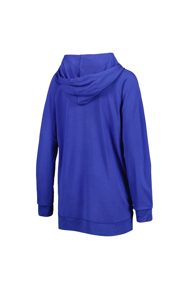 TOUCH BY ALYSSA MILANO Women's Touch Royal Los Angeles Dodgers Pre-Game Raglan Pullover Hoodie, Alternate, color,