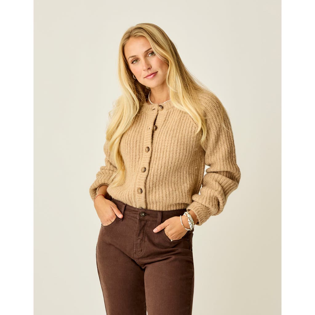 Carve Designs Daphne Wool Cardigan In Neutral