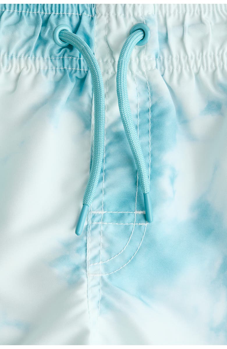 H&M Swim Shorts, Alternate, color, Turquoise/Tie-Dye