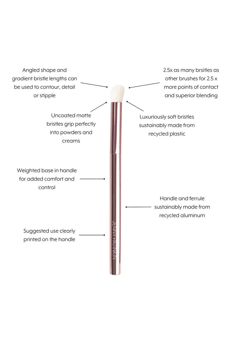 Luxury Angled Multiblender Brush, Alternate, color, ROSE GOLD