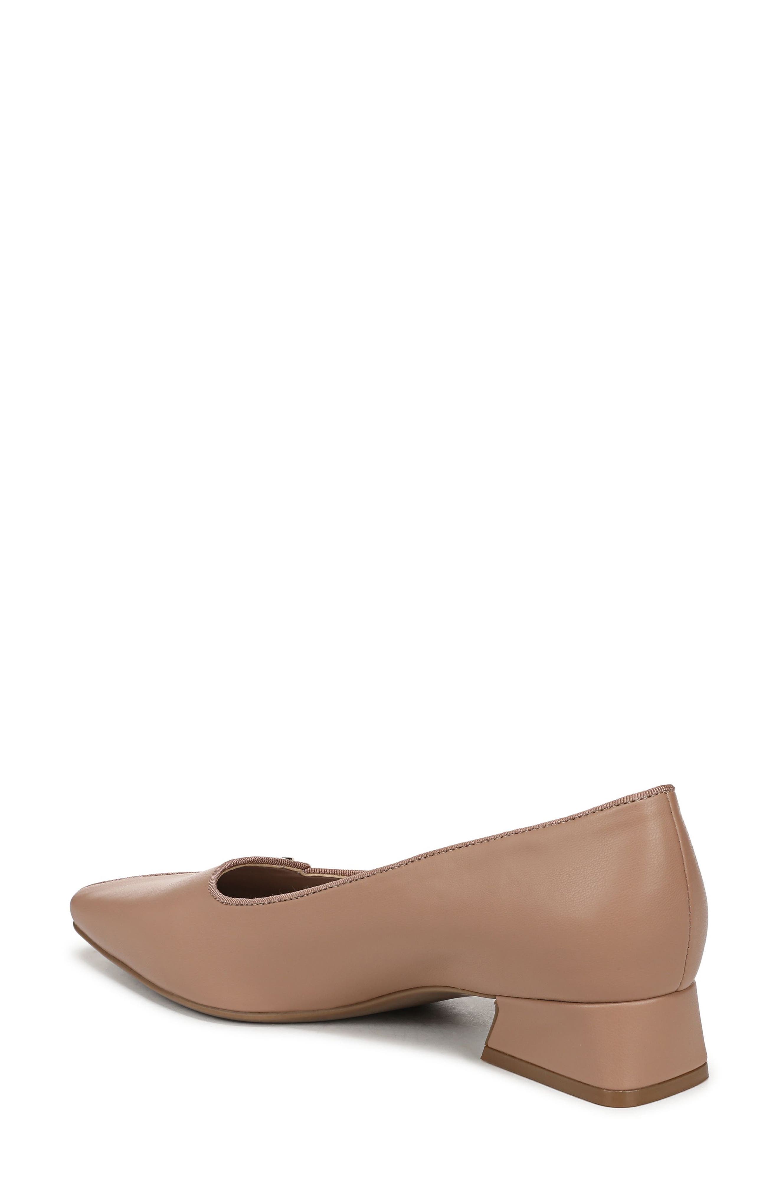 Naturalizer Georgia Pointed Toe Pump, Alternate, color, Taupe Faux Leather