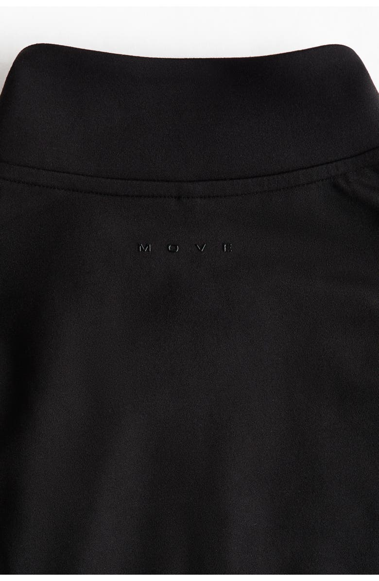 H&M Mama Zip-through Sports Jacket, Alternate, color, Black