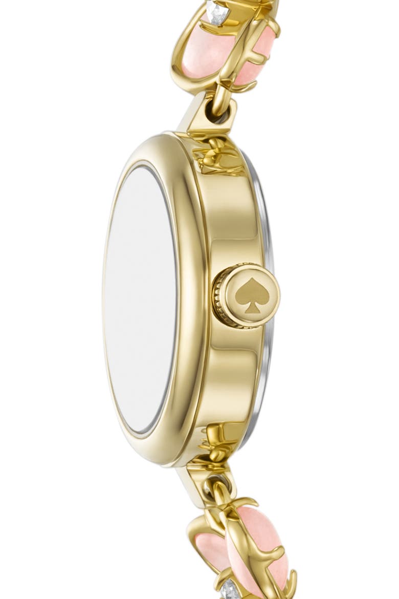monroe bracelet watch, 20mm, Alternate, color, GOLD/PINK