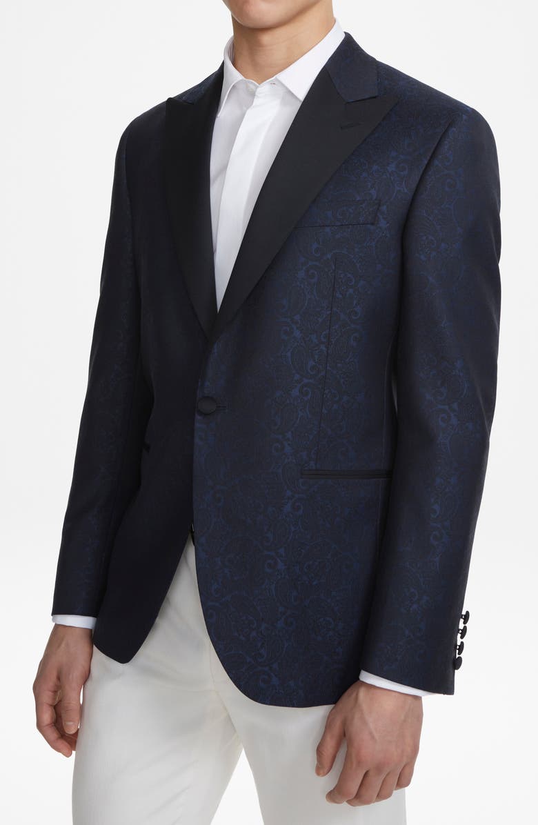 Jack Victor Elwood Tuxedo Jacket, Alternate, color, Blue